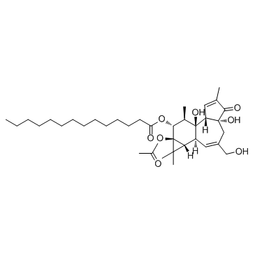 12-O-tetradecanoylphorbol-13-acetate Structure