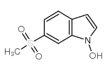 1-Hydroxy-6-(methylsulfonyl)indole Structure