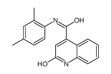 N-(2,4-dimethylphenyl)-2-oxo-1H-quinoline-4-carboxamide结构式