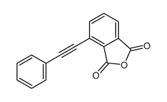 4-(2-phenylethynyl)-2-benzofuran-1,3-dione结构式