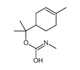 2-(4-methylcyclohex-3-en-1-yl)propan-2-yl N-methylcarbamate结构式