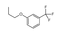 1-propoxy-3-(trifluoromethyl)benzene结构式