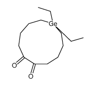 1,1-Diethylgermacycloundecane-6,7-dione结构式