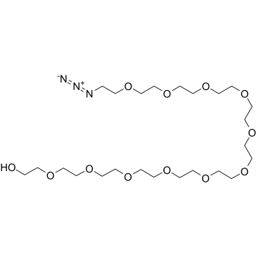 Azide-PEG12-alcohol Structure