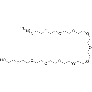 Azide-PEG12-alcohol结构式