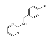 N-(4-bromobenzyl)-(2-pyrimidyl)amine结构式