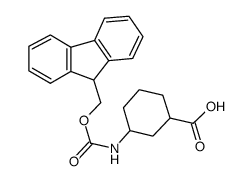 3-fmoc-amino-cyclohexanecarboxylic acid Structure