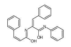N,3-diphenyl-2-(3-phenylprop-2-enoylamino)prop-2-enamide Structure