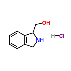 2,3-Dihydro-1H-isoindol-1-ylmethanol hydrochloride (1:1) structure