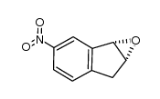 (1aS,6aR)-3-nitro-6,6a-dihydro-1aH-indeno[1,2-b]oxirene结构式