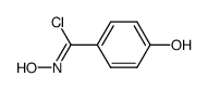 N-hydroxy-4-hydroxy-benzenecarboximidoyl chloride Structure