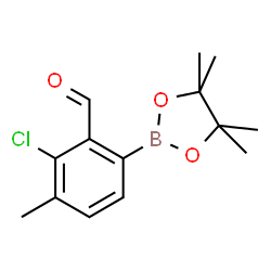 3-Chloro-2-formyl-4-methylphenylboronic acid pinacol ester picture