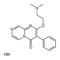 2-(2-Dimethylaminoethoxy)-3-phenyl-4H-pyrazino(1,2-a)pyrimidin-4-one h ydrobromide structure