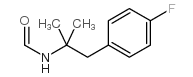 N-[2-(4-FLUOROPHENYL)-1,1-DIMETHYLETHYL]FORMAMIDE structure