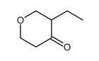 3-Ethyltetrahydro-4H-pyran-4-one structure