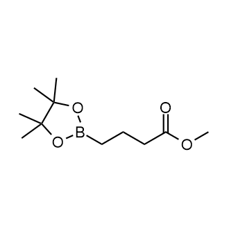 Methyl 4-(tetramethyl-1,3,2-dioxaborolan-2-yl)butanoate Structure