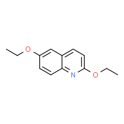 Quinoline, 2,6-diethoxy- (9CI) structure