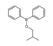 2-methylpropoxy(diphenyl)borane Structure