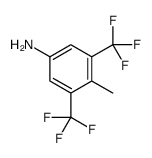 3,5-BIS(TRIFLUOROMETHYL)-4-METHYLANILINE结构式