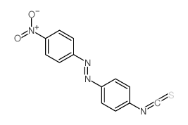 Diazene,(4-isothiocyanatophenyl)(4-nitrophenyl)- (9CI) structure