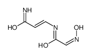 3-[[(Hydroxyimino)acetyl]amino]propenamide Structure