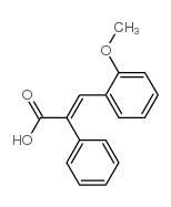 Benzeneacetic acid, a-[(2-methoxyphenyl)methylene]-结构式