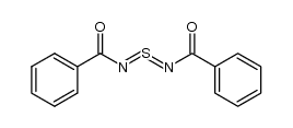 N,N'-dibenzoylsulfur diimide Structure