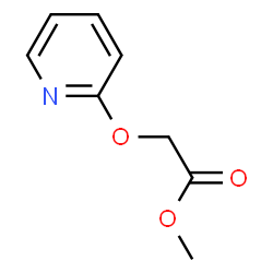 Acetic acid, (2-pyridinyloxy)-, methyl ester (9CI) structure