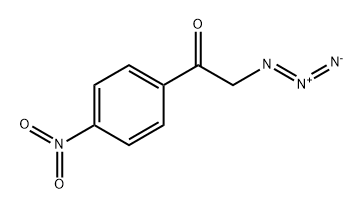 2-azido-1-(4-nitrophenyl)ethan-1-one structure