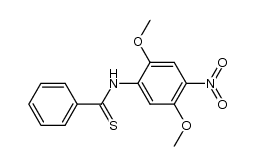 N-(2,5-dimethoxy-4-nitrophenyl)thiobenzamide Structure