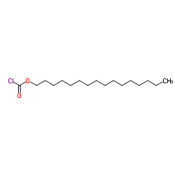 Hexadecyl carbonochloridate structure