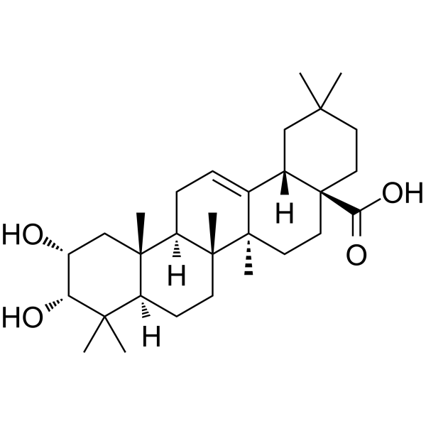 Maslinic acid Structure