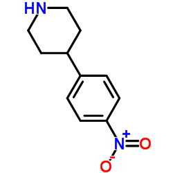 4-(4-Nitrophenyl)piperidine Structure