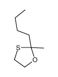 2-butyl-2-methyl-1,3-oxathiolane结构式