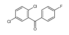 (2,5-dichlorophenyl)-(4-fluorophenyl)methanone Structure