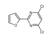 4,6-Dichloro-2-(furan-2-yl)pyrimidine structure