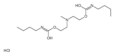 bis[2-(butylcarbamoyloxy)ethyl]-methylazanium,chloride Structure