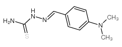 Hydrazinecarbothioamide,2-[[4-(dimethylamino)phenyl]methylene]- picture
