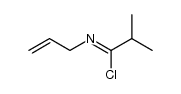 N-[1-Chlor-2-methyl-propyliden]-allylamin结构式