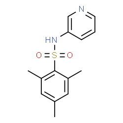 2,4,6-Trimethyl-N-(3-pyridinyl)benzenesulfonamide结构式