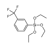 triethoxy-[3-(trifluoromethyl)phenyl]silane结构式