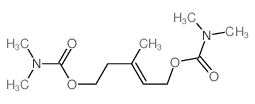 Carbamic acid,dimethyl-, 3-methyl-2-pentenylene ester (8CI) Structure
