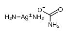 diamminesilver(I) carbamate Structure