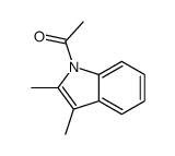 1-(2,3-dimethylindol-1-yl)ethanone结构式