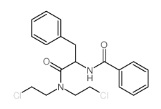 N-[1-[bis(2-chloroethyl)carbamoyl]-2-phenyl-ethyl]benzamide Structure