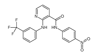 2-[(3-Trifluoromethylphenyl)amino]-N-(4-nitrophenyl)-3-pyridinecarboxamide结构式