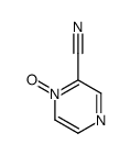 1-oxidopyrazin-1-ium-2-carbonitrile Structure