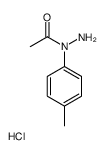N-(4-methylphenyl)acetohydrazide hydrochloride structure