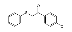 2-(4-chlorophenyl)ethanonyl phenyl sulfide结构式