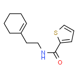 2-Thiophenecarboxamide,N-[2-(1-cyclohexen-1-yl)ethyl]-结构式